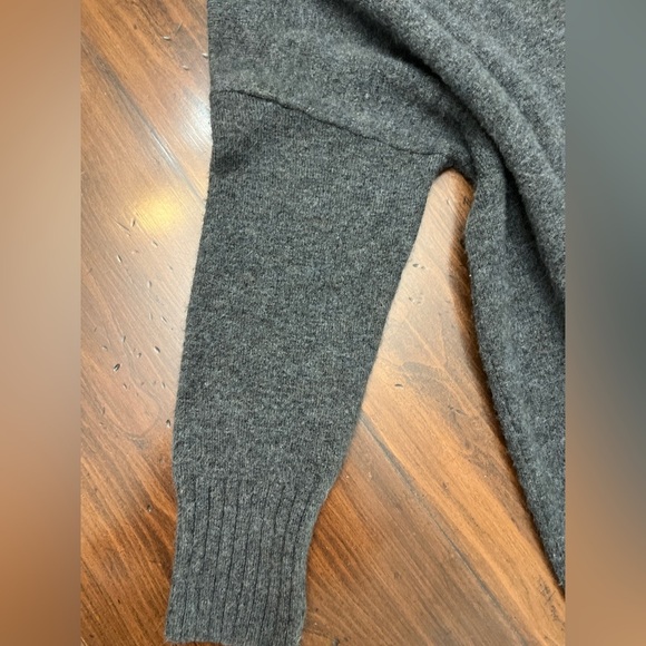 Daily Practice Karigan Sweater Midi Turtleneck Dress Size Small P Dark Gray GUC - Picture 9 of 16